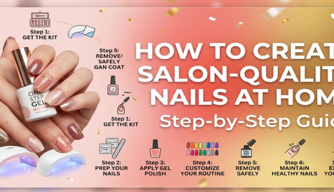 How to create Salon-Quality Nails at Home Step-by-Step guide using Ezmio Beauty